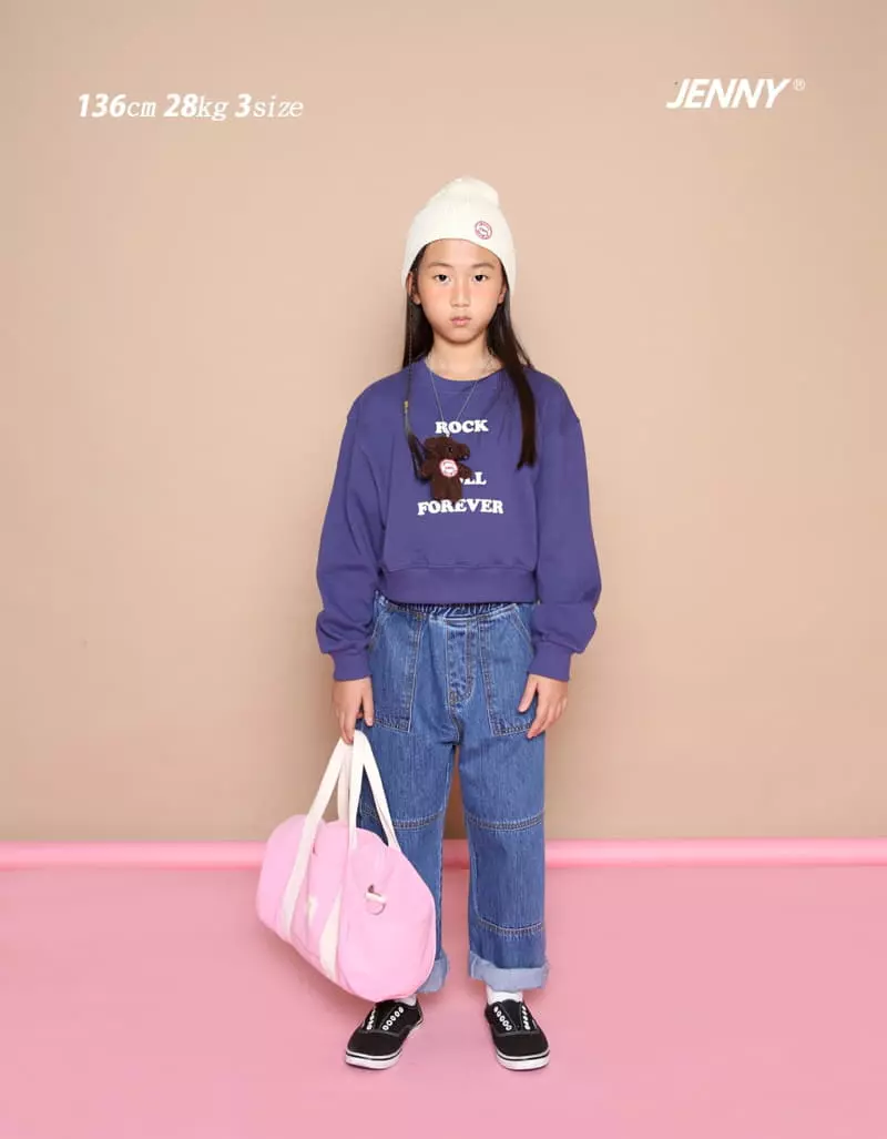 Jenny Basic - Korean Children Fashion - #stylishchildhood - Foever Crop Sweatshirt - 9