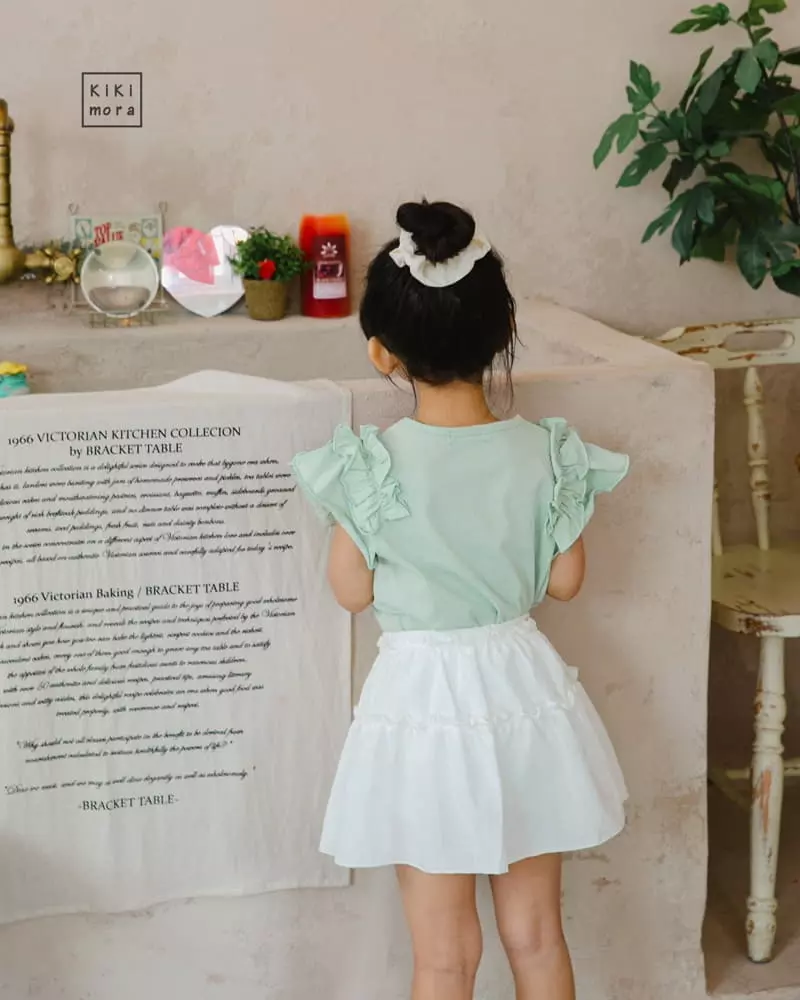 Kikimora - Korean Children Fashion - #childofig - Ice Cream Frill Tee - 7