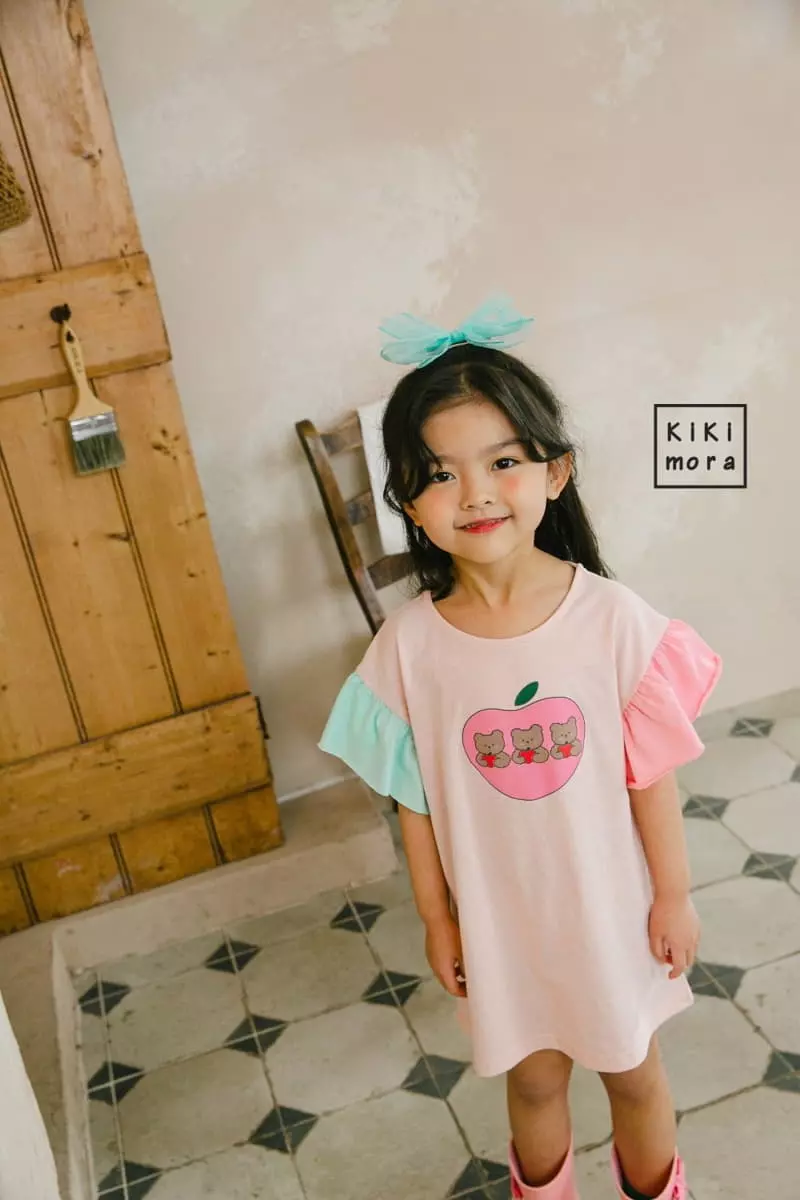 Kikimora - Korean Children Fashion - #childrensboutique - Apple Bear Long Tee - 9