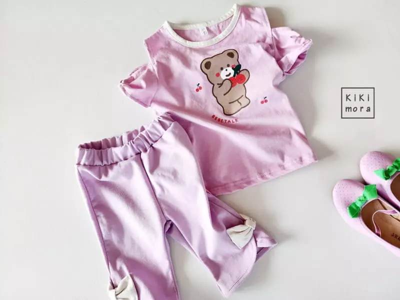 Kikimora - Korean Children Fashion - #designkidswear - Bebe Bear Tee - 8