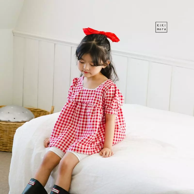 Kikimora - Korean Children Fashion - #fashionkids - Abanf Check Blouse - 11