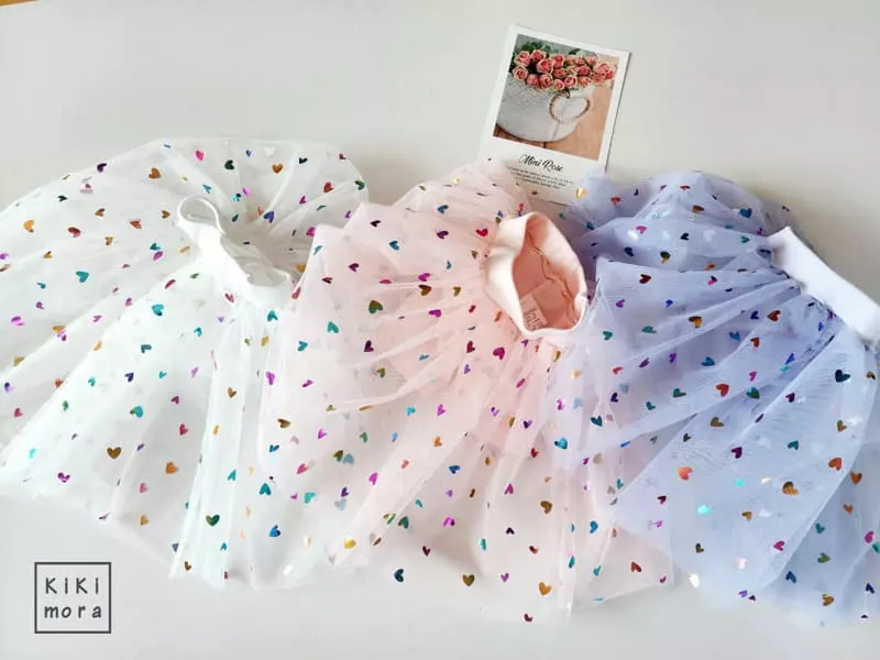 Kikimora - Korean Children Fashion - #fashionkids - Heart Shar Skirt Leggings - 9