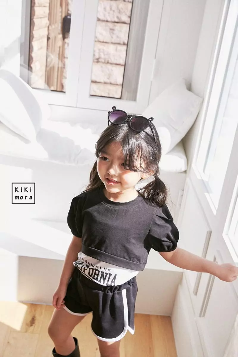 Kikimora - Korean Children Fashion - #littlefashionista - Crop Crop Tee Sleeveless Bottom Set - 6