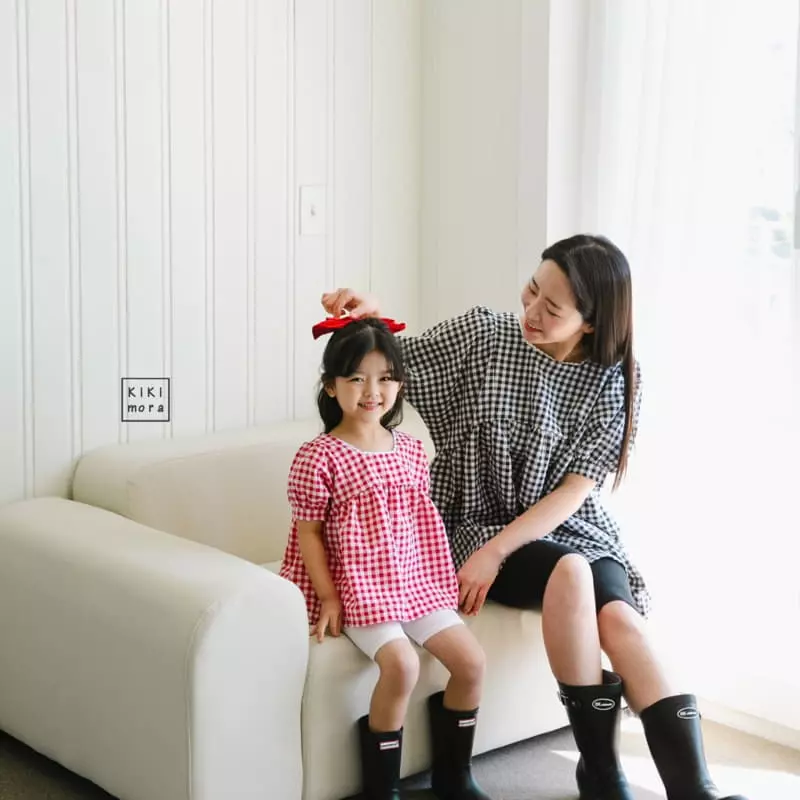 Kikimora - Korean Children Fashion - #magicofchildhood - Abanf Check Blouse