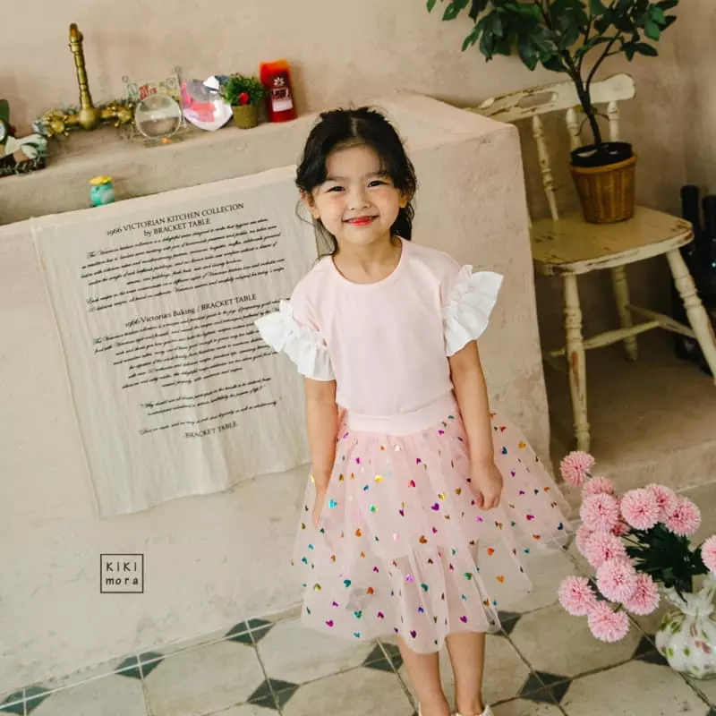 Kikimora - Korean Children Fashion - #magicofchildhood - Frill Rib Tee - 5