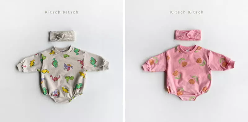Kitsch Kitsch - Korean Baby Fashion - #babyclothing - Sweet Happy Bodysuit - 2