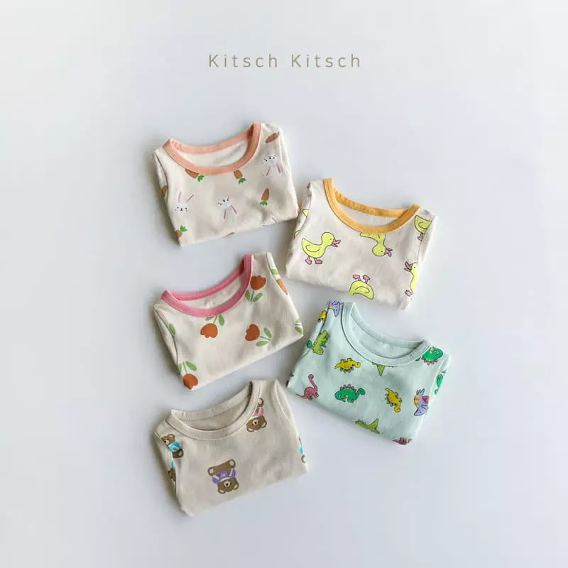 Kitsch Kitsch - Korean Children Fashion - #designkidswear - Kitsch Pattern Easywear Set 1+1