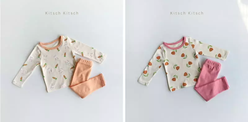 Kitsch Kitsch - Korean Children Fashion - #discoveringself - Kitsch Pattern Easywear Set 1+1 - 2