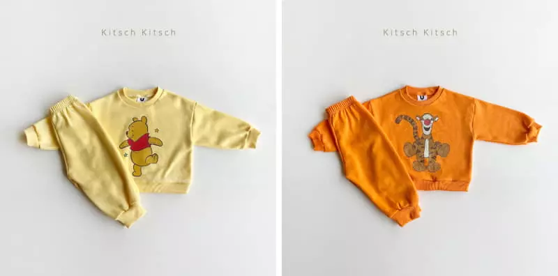Kitsch Kitsch - Korean Children Fashion - #discoveringself - D Friends Top Bottom Set - 6