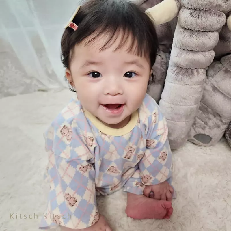 Kitsch Kitsch - Korean Children Fashion - #magicofchildhood - Argyle Pattern Easywear - 9