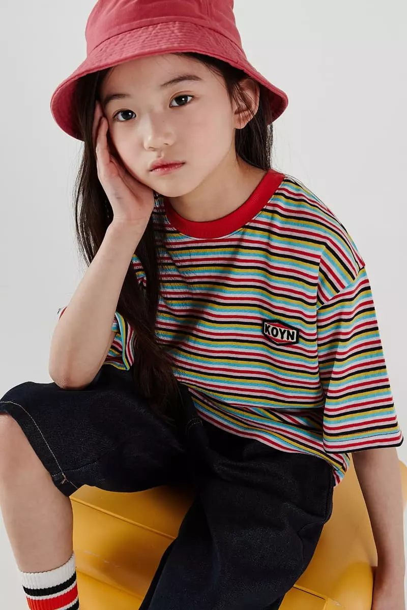 Kokoyarn - Korean Children Fashion - #minifashionista - Multi Color Tee - 6
