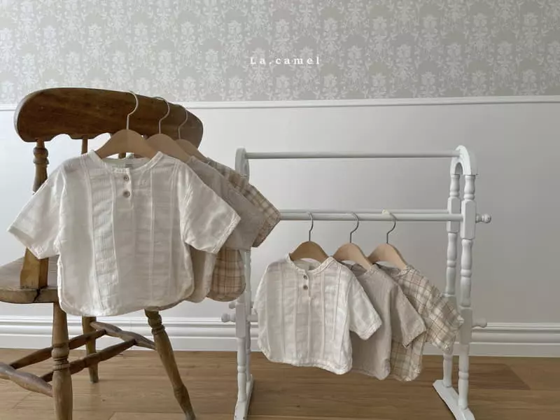 La Camel - Korean Baby Fashion - #babyoninstagram - Lev Bebe Shirt - 4