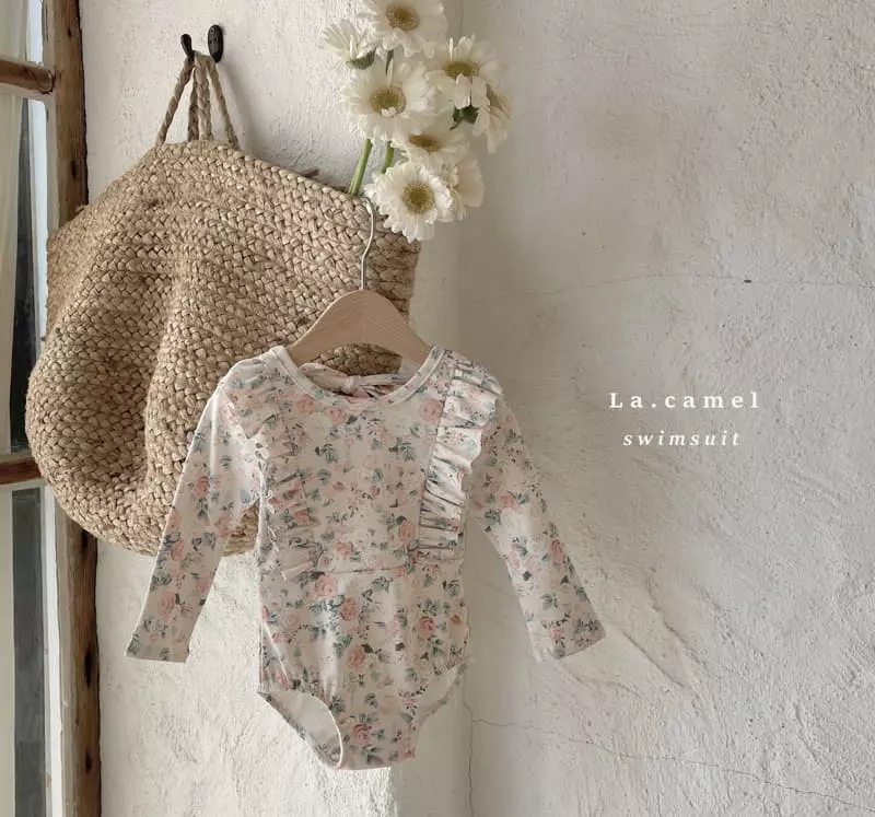 La Camel - Korean Children Fashion - #childofig - Rose Swimwear - 3