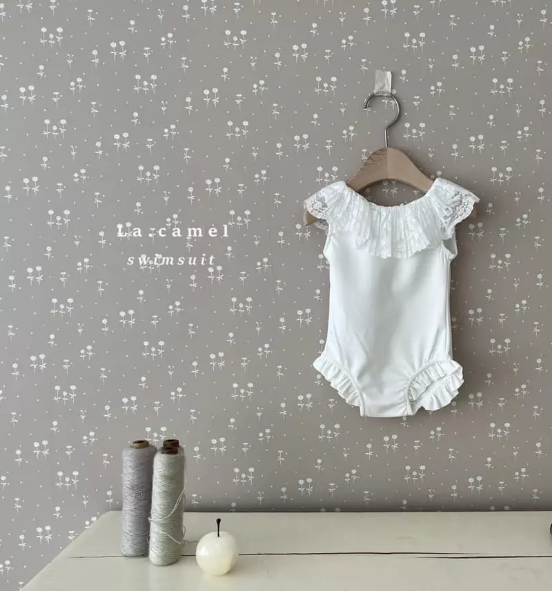 La Camel - Korean Children Fashion - #discoveringself - Lace Swimwear