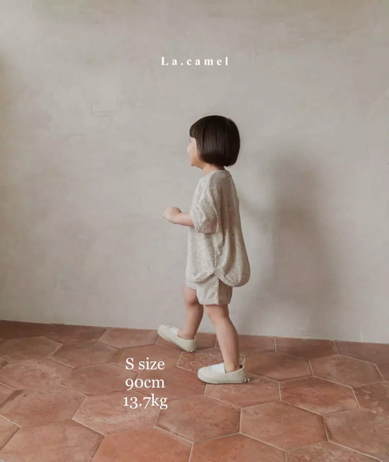 La Camel - Korean Children Fashion - #prettylittlegirls - Joy Top Bottom Set - 3