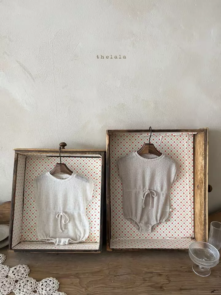 Lala - Korean Baby Fashion - #babyboutique - Rope Bodysuit - 3