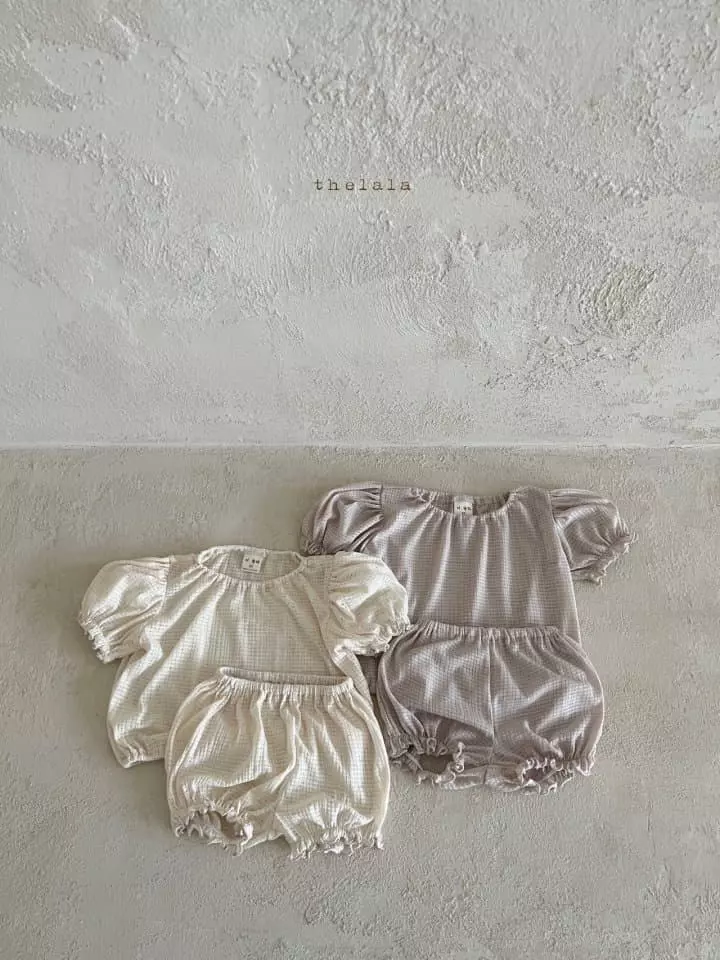 Lala - Korean Baby Fashion - #babyboutiqueclothing - See You Top Bottom Set - 8