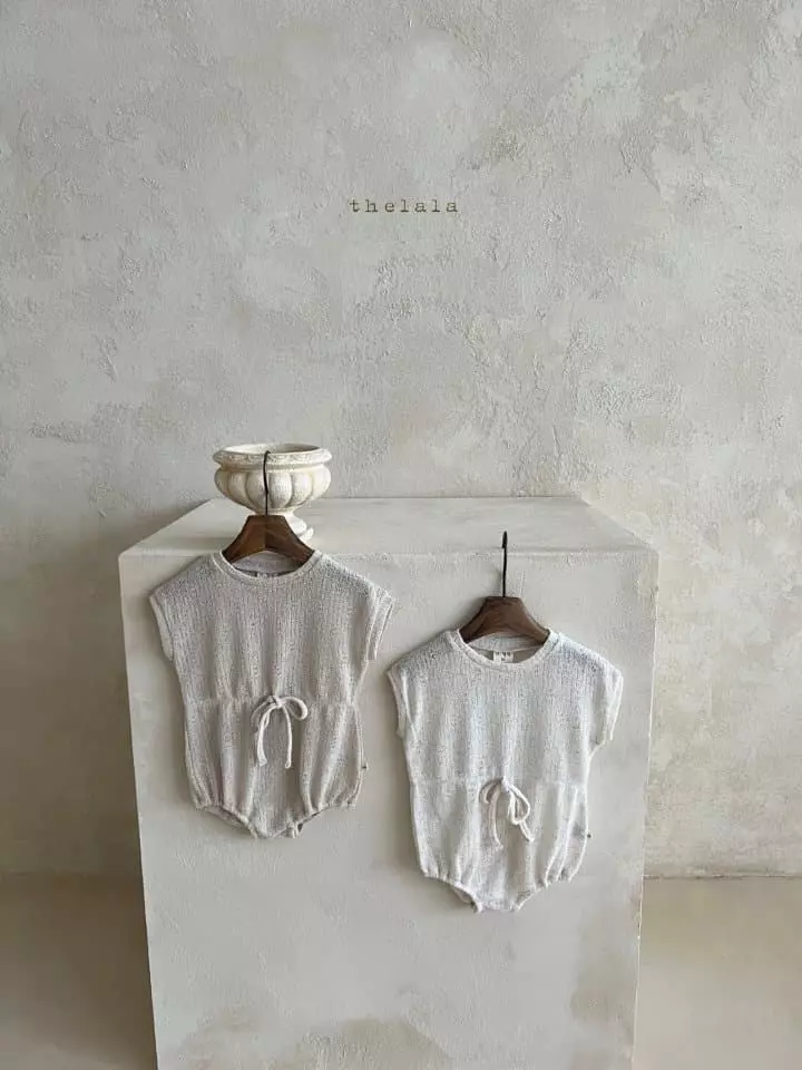 Lala - Korean Baby Fashion - #babyboutique - Rope Bodysuit - 4
