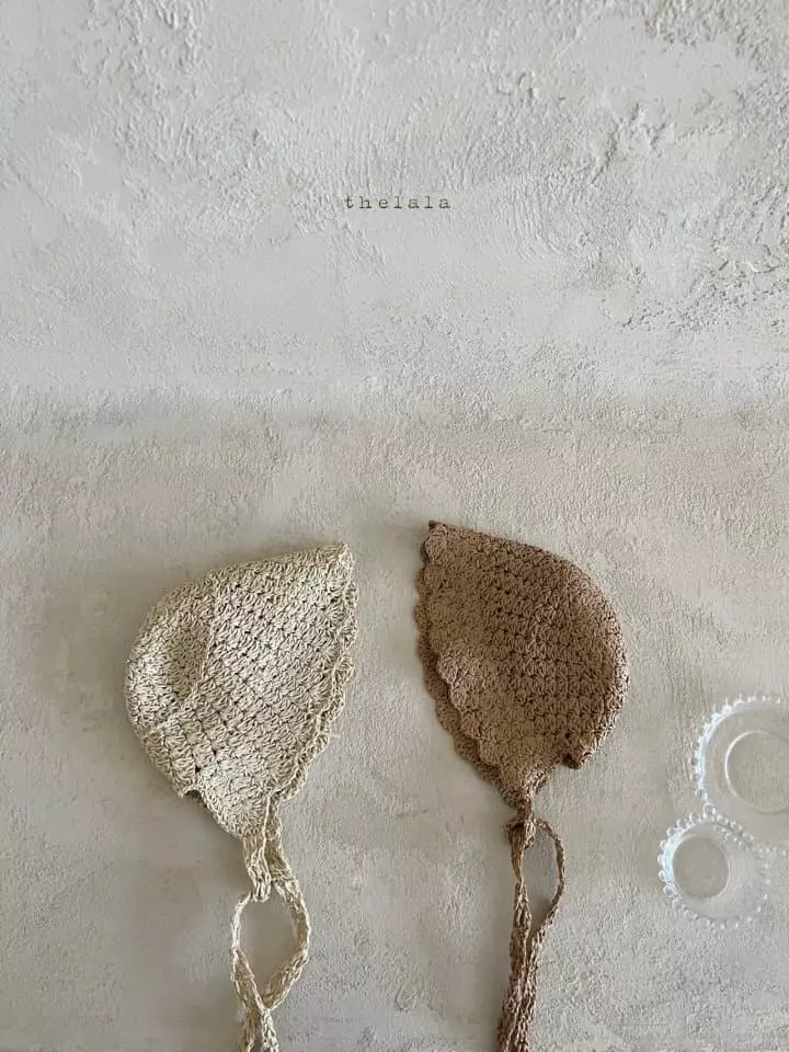 Lala - Korean Baby Fashion - #babyclothing - Wave Rattan Bonnet