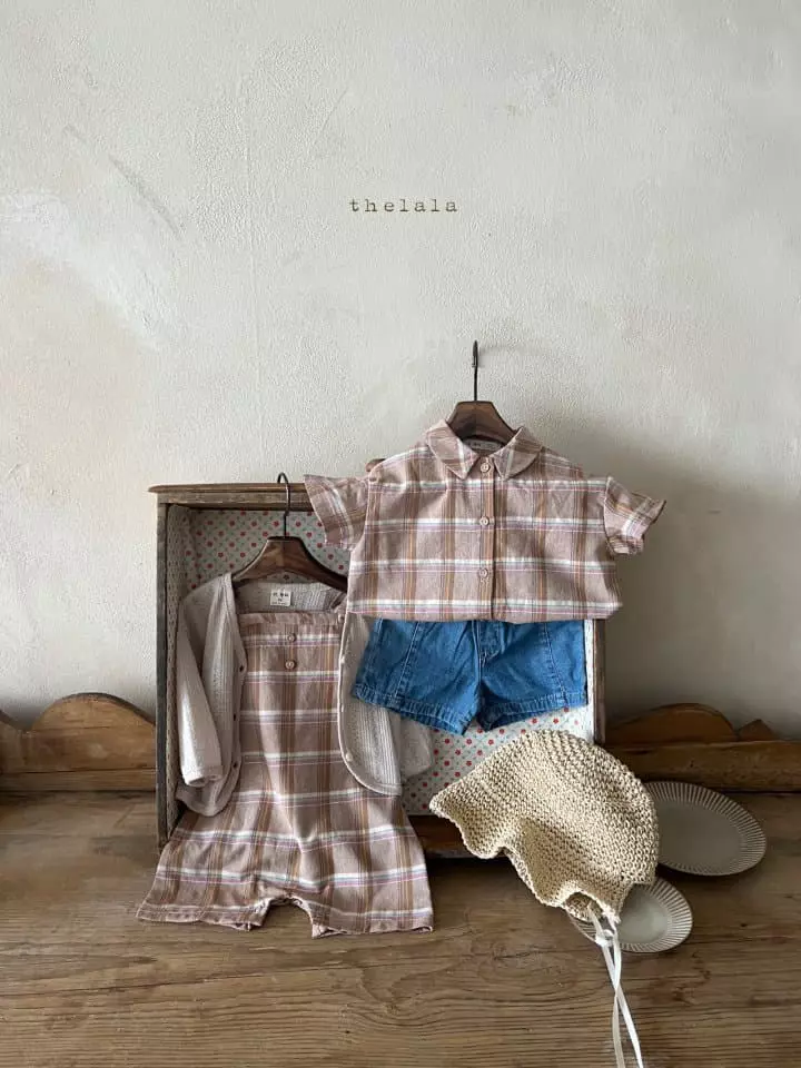 Lala - Korean Baby Fashion - #babyfashion - Everyday Check Bodysuit - 6
