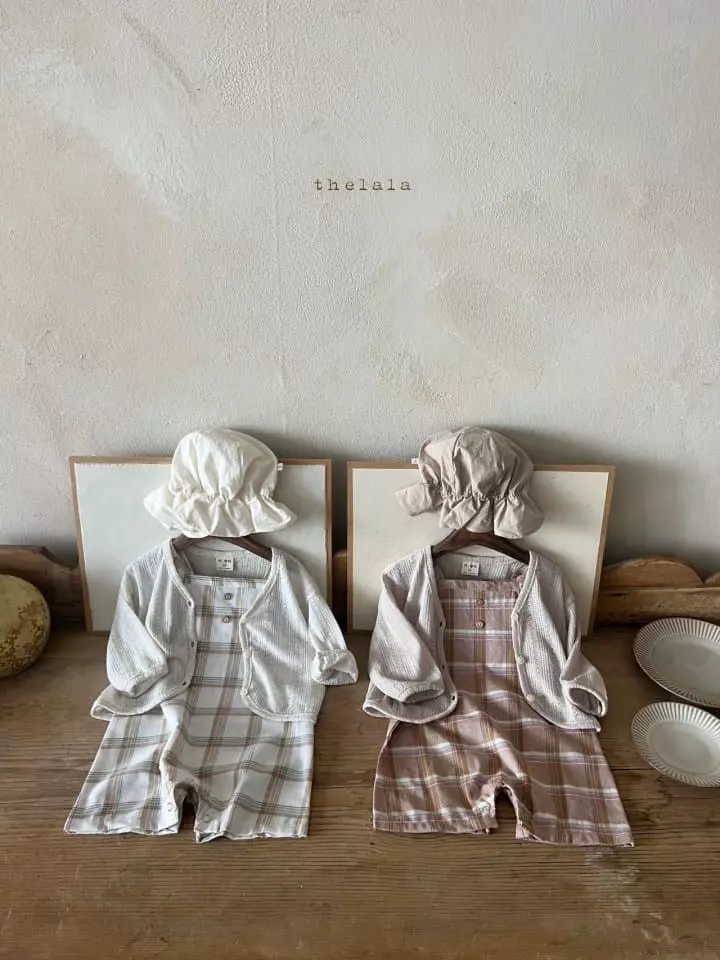 Lala - Korean Baby Fashion - #babyfever - Everyday Check Bodysuit - 7