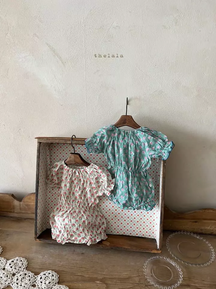 Lala - Korean Baby Fashion - #babyoninstagram - Carnation Bodysuit - 7