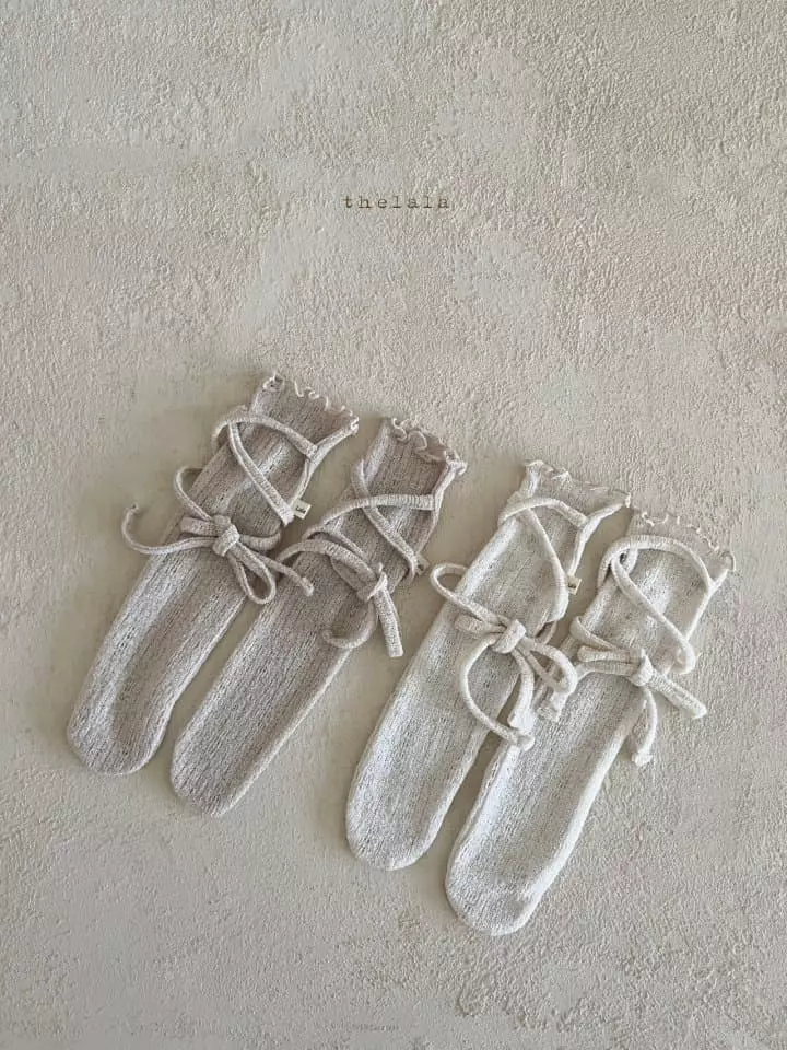 Lala - Korean Baby Fashion - #babyootd - Rope Knee Socks - 10