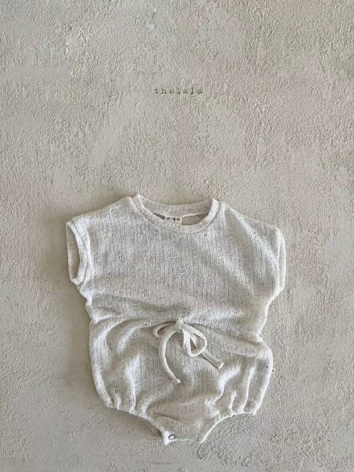 Lala - Korean Baby Fashion - #babyoutfit - Rope Bodysuit - 12