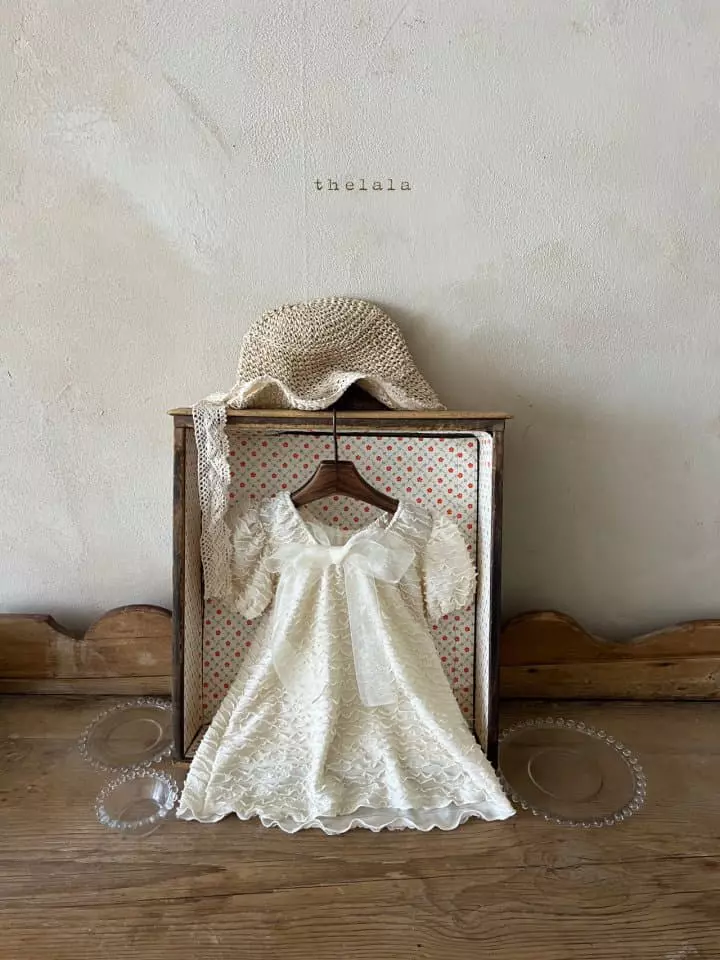 Lala - Korean Baby Fashion - #babyoutfit - Lace Rattan Bonnet - 6