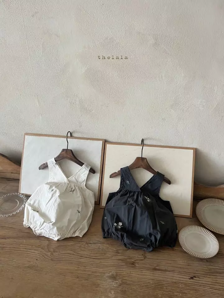 Lala - Korean Baby Fashion - #babyoutfit - Oli Embrodiery Bodysuit - 4