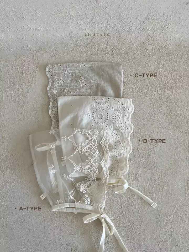 Lala - Korean Baby Fashion - #onlinebabyboutique - Anne Embroidery Bonnet - 12