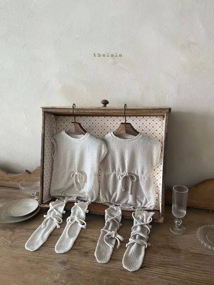 Lala - Korean Baby Fashion - #smilingbaby - Rope Bodysuit - 2