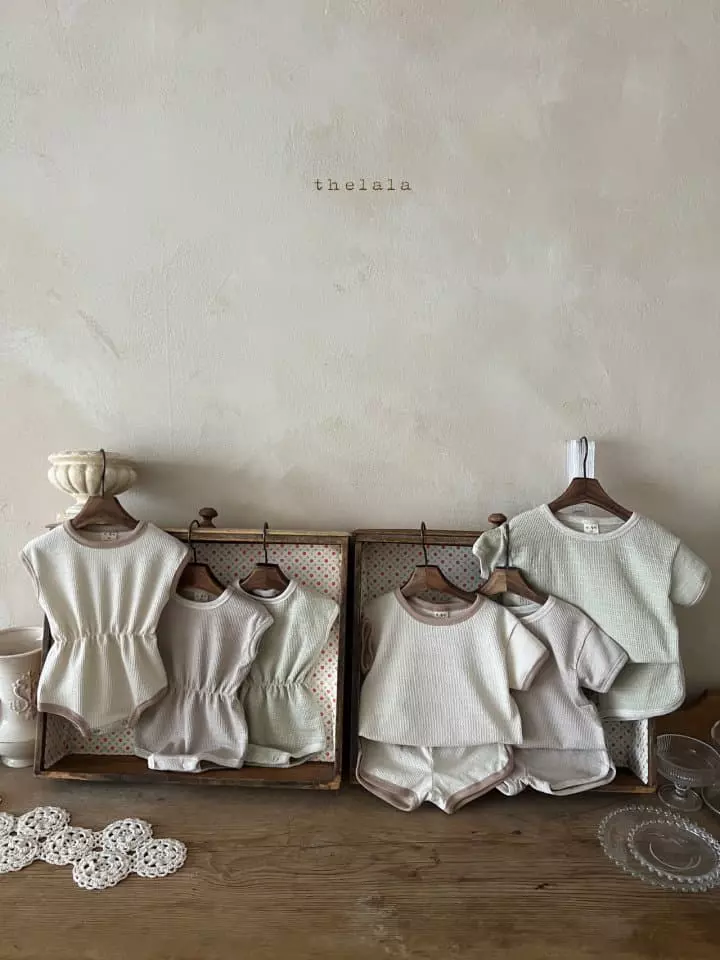 Lala - Korean Children Fashion - #Kfashion4kids - Butter Top Bottom Set - 2