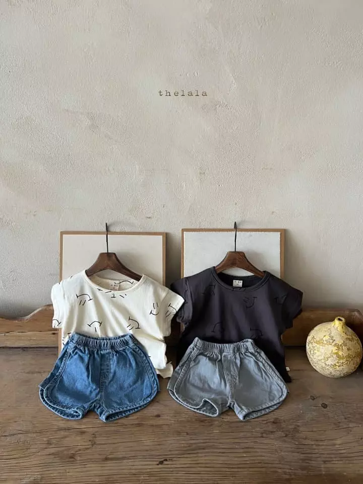 Lala - Korean Children Fashion - #childofig - Line Shorts
