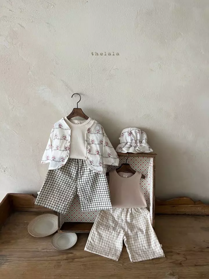 Lala - Korean Children Fashion - #fashionkids - Check Pants - 7
