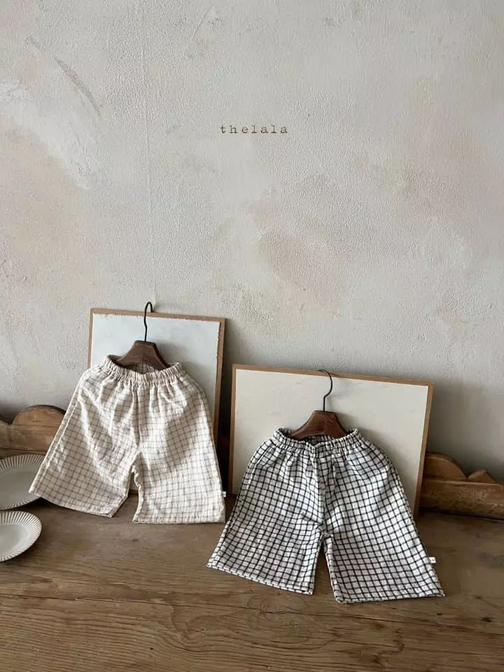 Lala - Korean Children Fashion - #kidzfashiontrend - Check Pants - 10