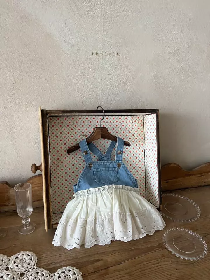 Lala - Korean Children Fashion - #minifashionista - New Jeans One-piece - 2