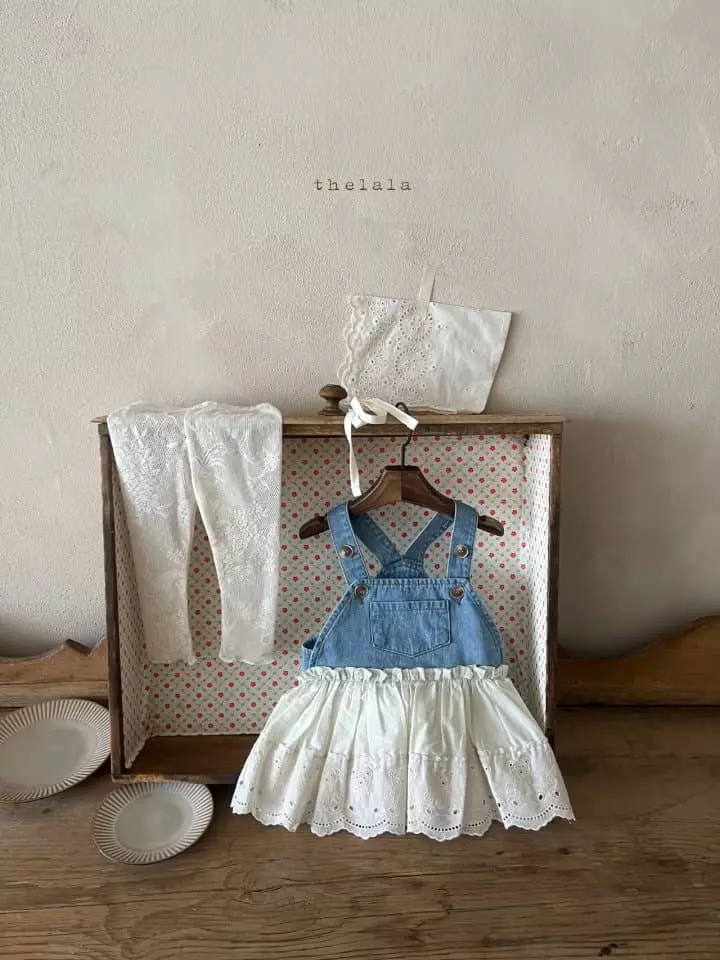 Lala - Korean Children Fashion - #prettylittlegirls - New Jeans One-piece - 3