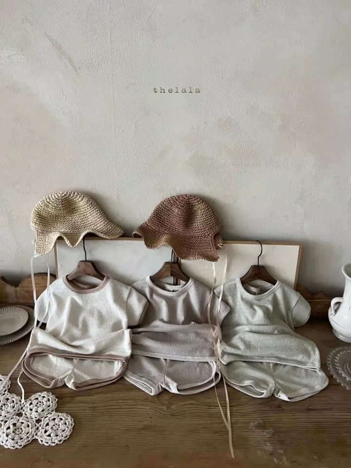 Lala - Korean Children Fashion - #prettylittlegirls - Butter Top Bottom Set - 6