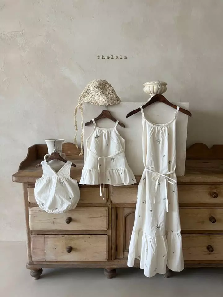 Lala - Korean Women Fashion - #momslook - Oli Embrodiery One-piece Mom