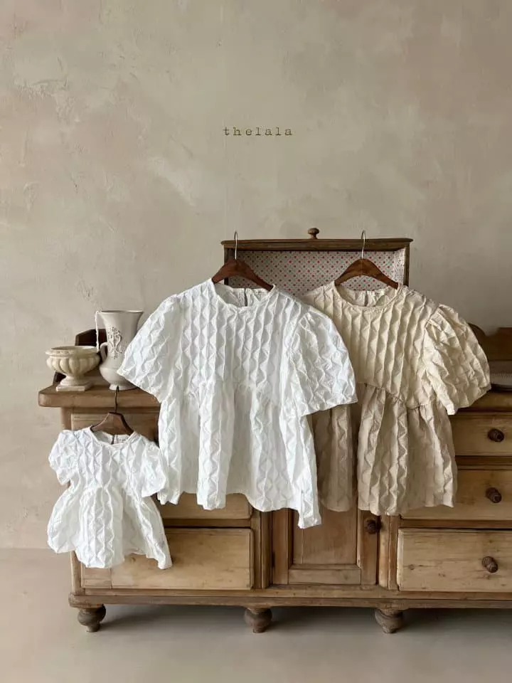 Lala - Korean Women Fashion - #vintagekidsstyle - Fishbone Blouse Mom - 8