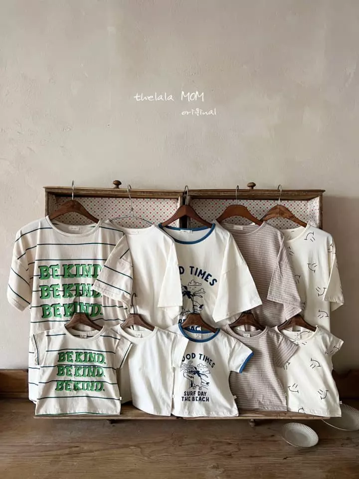 Lala - Korean Women Fashion - #womensfashion - Stripes Tee Mom - 11