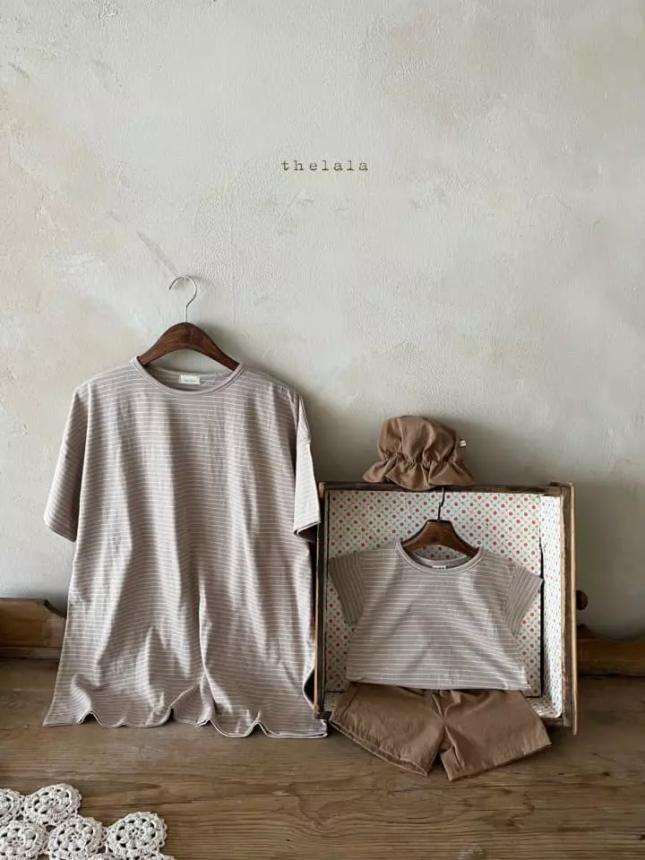 Lala - Korean Women Fashion - #womensfashion - Stripes Tee Mom - 5