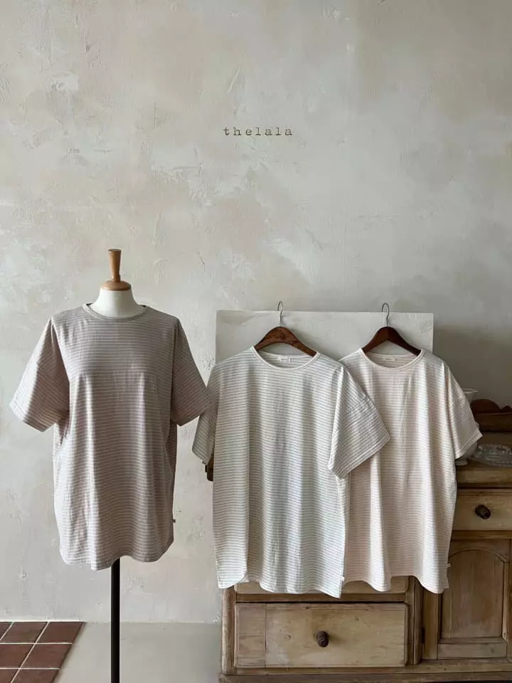 Lala - Korean Women Fashion - #womensfashion - Stripes Tee Mom - 7