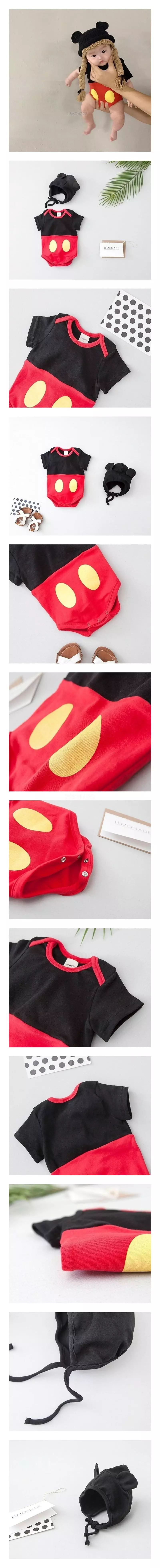 Lemonade - Korean Baby Fashion - #smilingbaby - Mic Boy Bodysuit
