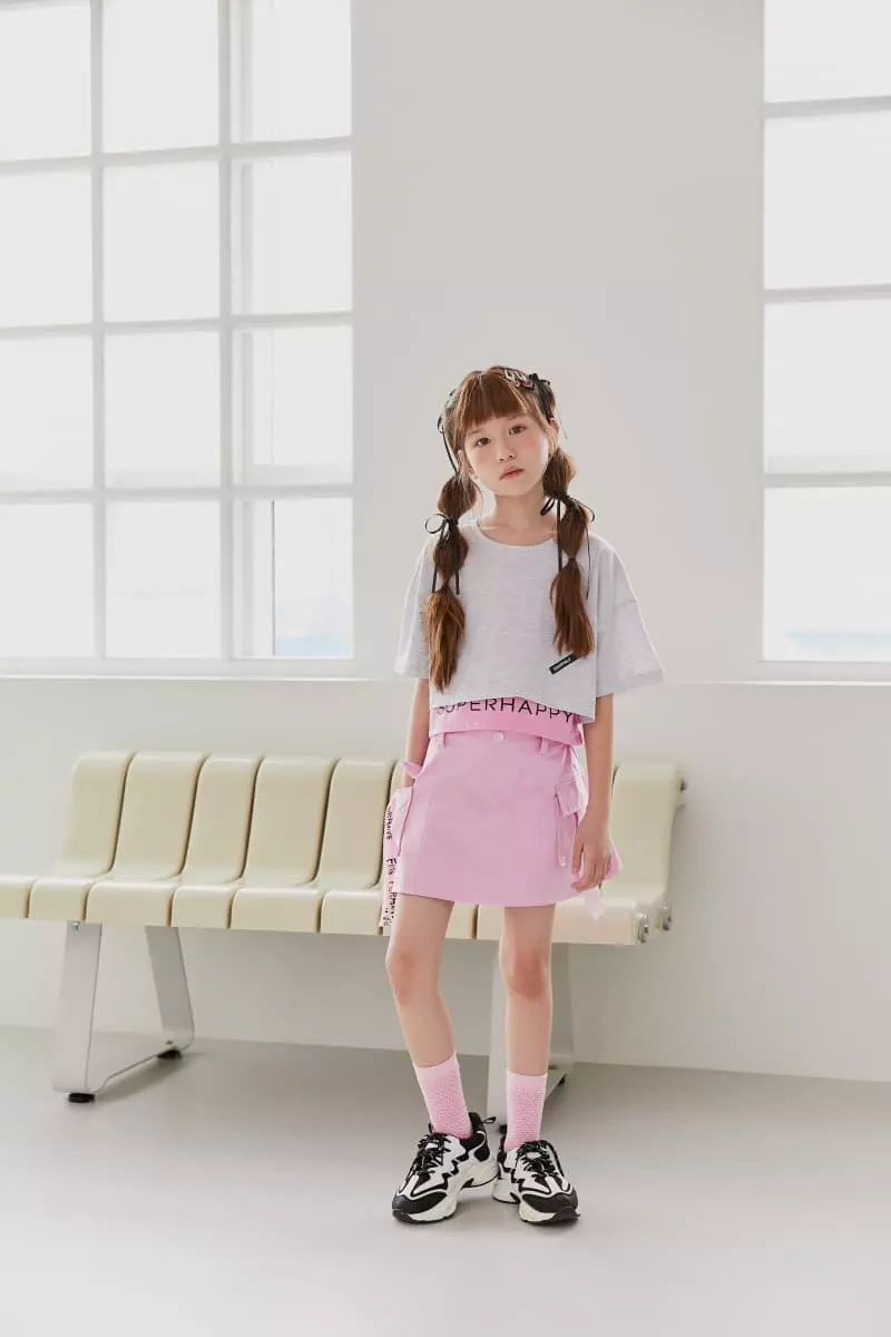 Lilas - Korean Children Fashion - #Kfashion4kids - Crop Hollu Tee - 3