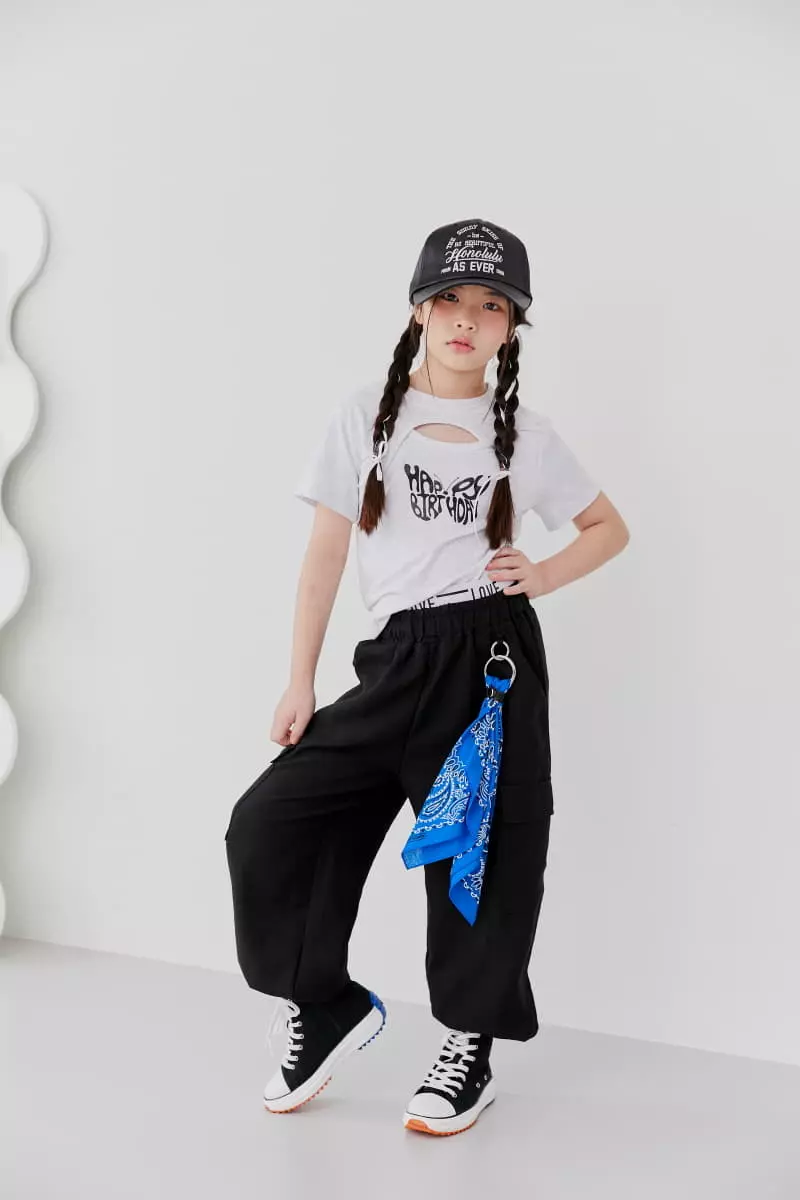 Lilas - Korean Children Fashion - #childofig - Cross Tee - 10