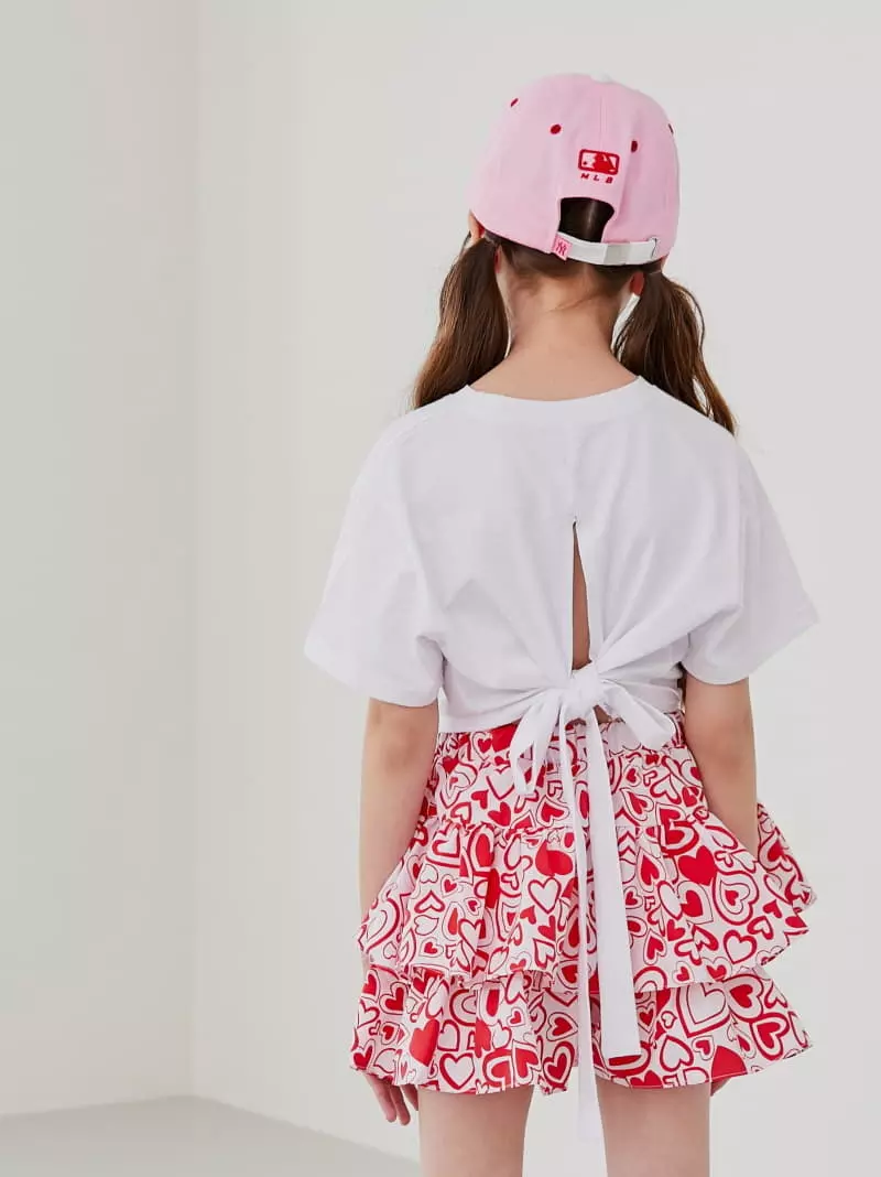 Lilas - Korean Children Fashion - #childofig - Ribbon Crop Tee - 8