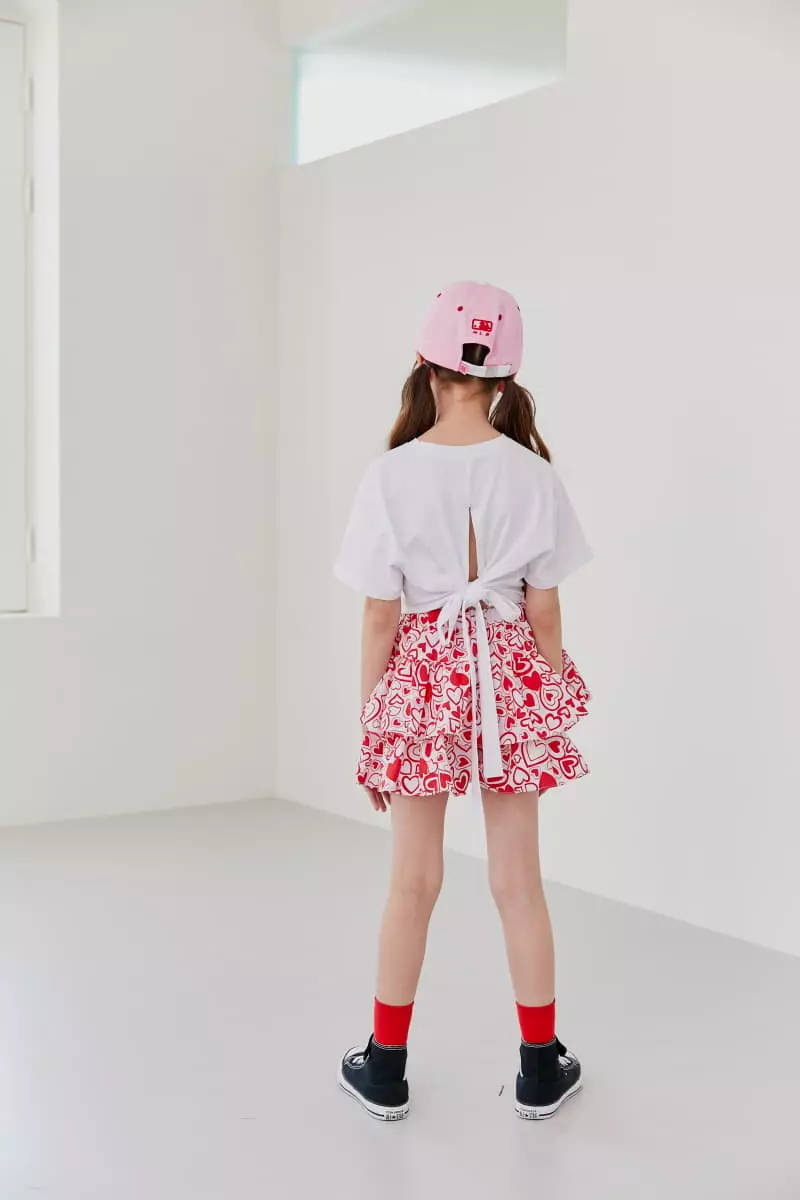 Lilas - Korean Children Fashion - #childofig - Ribbon Crop Tee - 9
