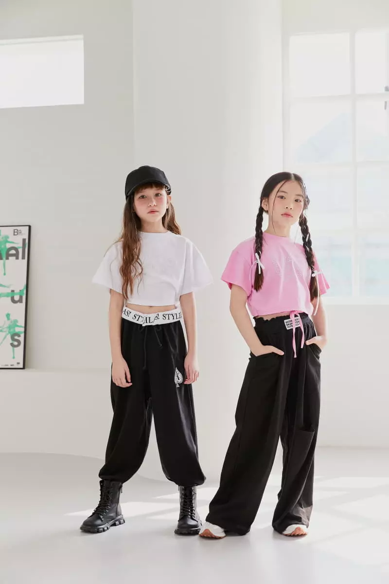 Lilas - Korean Children Fashion - #fashionkids - Roran Crop Tee - 5
